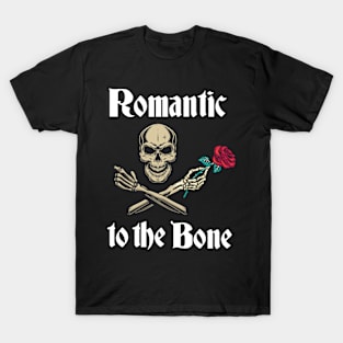Romantic to the bone | Rose Skeleton T-Shirt